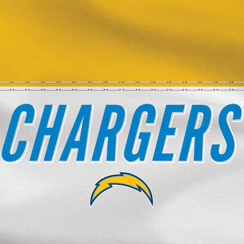 NFL Los Angeles Chargers White Striped Backbone One for iPhone Game Controller Skin